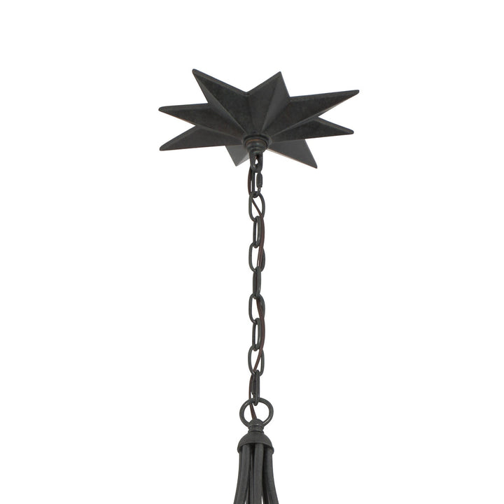 Crystorama Crystorama Astro 4 Light Black Chandelier