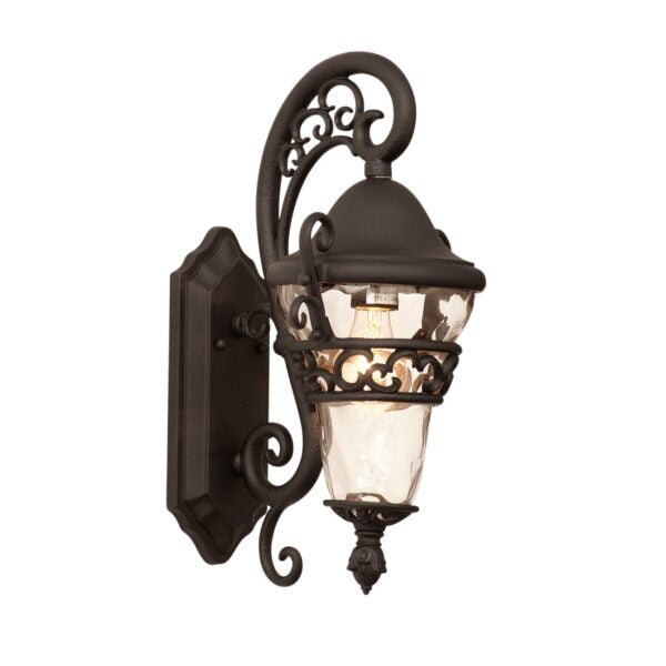 Anastasia Outdoor 1 Light Small Wall Bracket Kalco