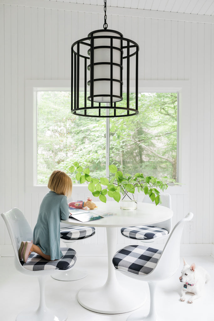 Crystorama Crystorama Brian Patrick Flynn Hulton 6 Light Matte Black Chandelier