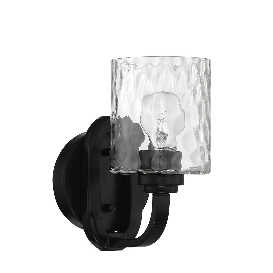 Collins 1 Light Wall Sconce in Flat Black CRAFTMADE