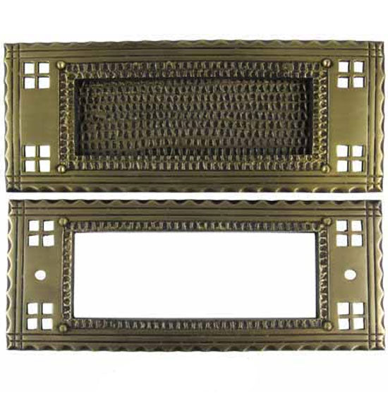 COPPER MOUNTAIN HARDWARE Antique Craftsman Style Mail Slot for Front Doors in Several Finishes