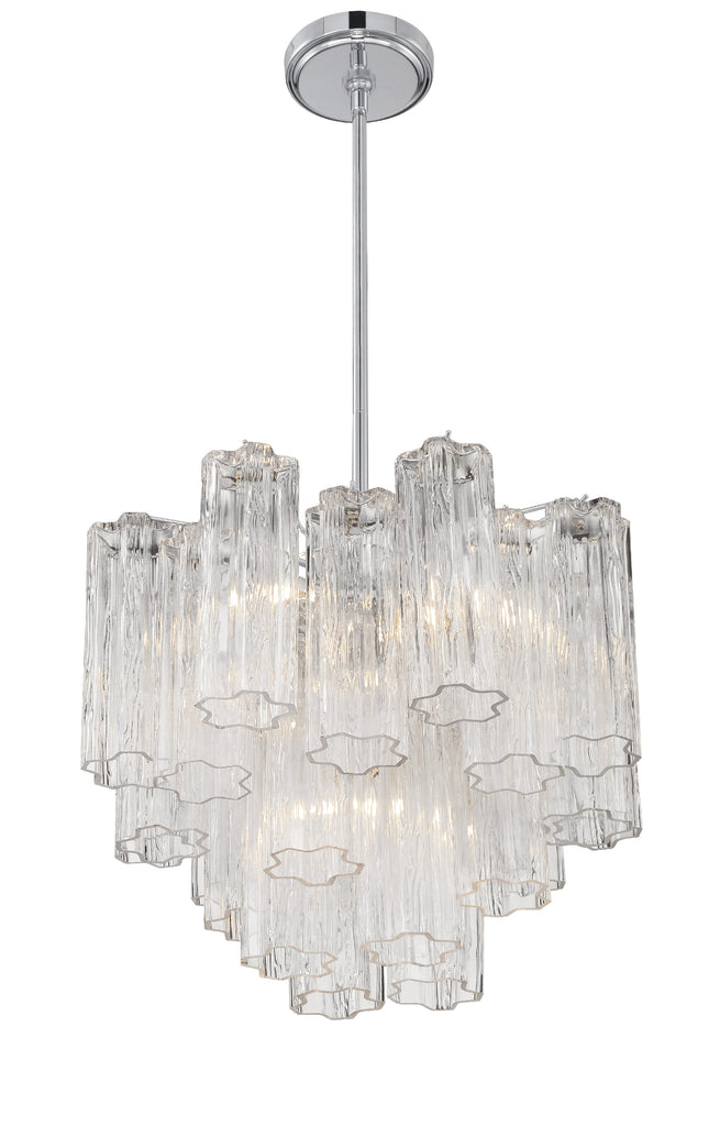 Crystorama Crystorama Addis 4 Light Polished Chrome Chandelier