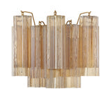 Crystorama Crystorama Addis 2 Light Aged Brass Sconce