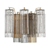 Crystorama Crystorama Addis 2 Light Aged Brass Sconce
