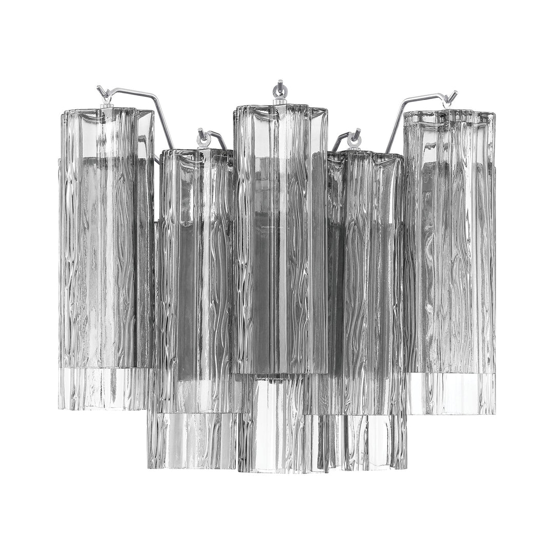 Crystorama Crystorama Addis 2 Light Polished Chrome Sconce