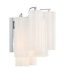 Crystorama Crystorama Addis 2 Light Polished Chrome Sconce