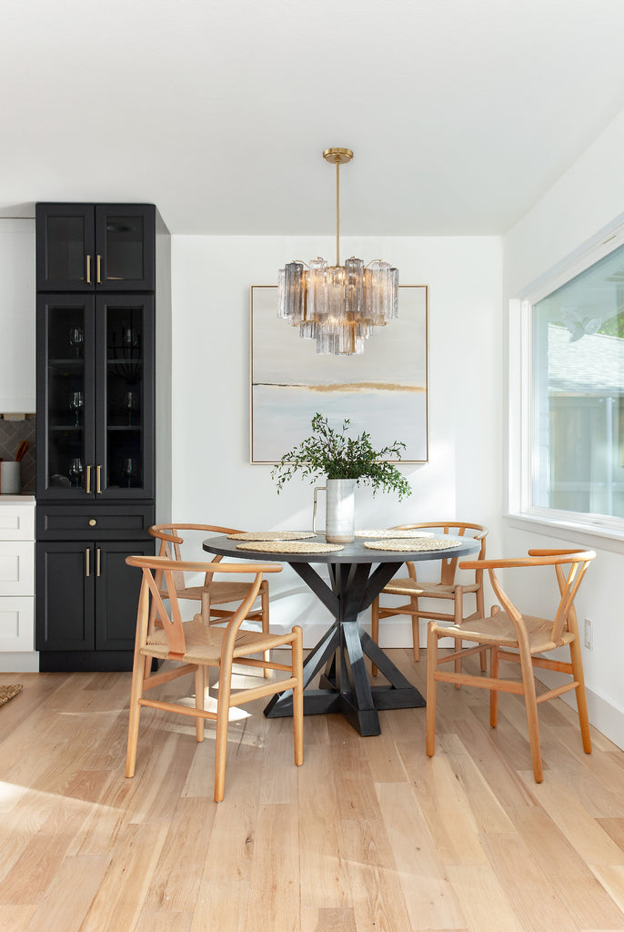 Crystorama Crystorama Addis 6 Light Aged Brass Chandelier