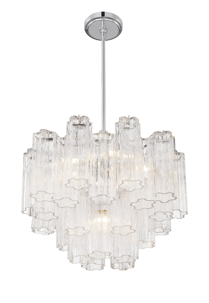 Crystorama Crystorama Addis 6 Light Polished Chrome Chandelier