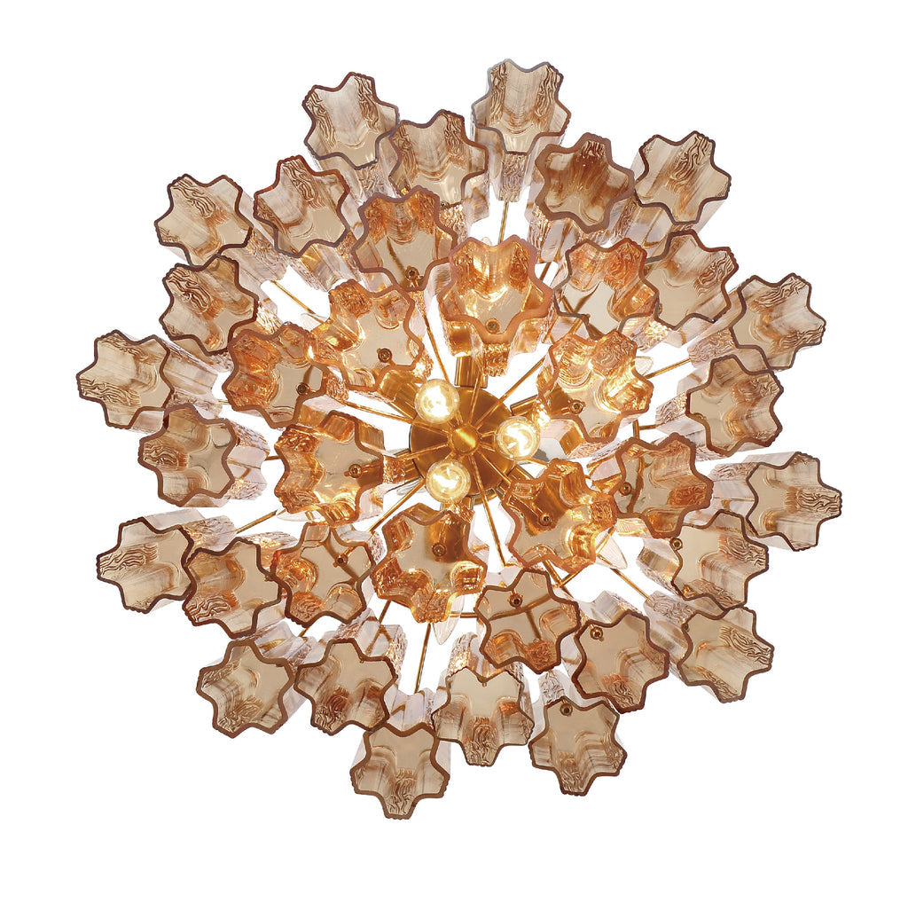 Crystorama Crystorama Addis 9 Light Aged Brass Chandelier