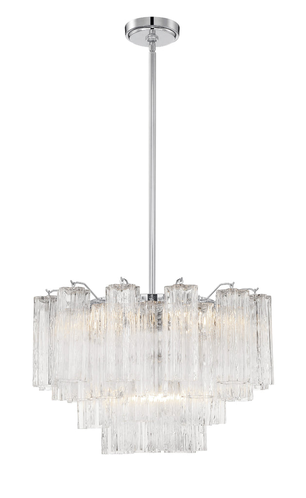 Crystorama Crystorama Addis 9 Light Polished Chrome Chandelier
