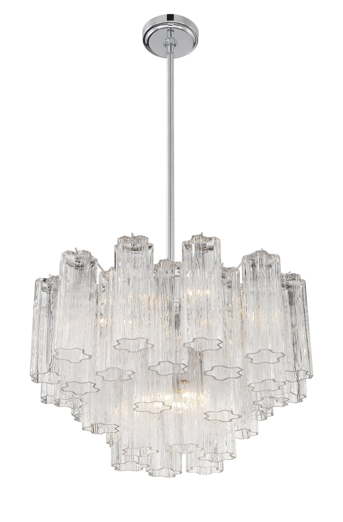 Crystorama Crystorama Addis 9 Light Polished Chrome Chandelier