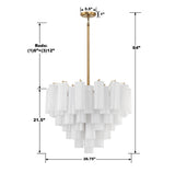 Crystorama Crystorama Addis 12 Light Polished Chrome Chandelier