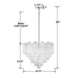 Crystorama Crystorama Addis 12 Light Polished Chrome Chandelier