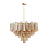 Crystorama Crystorama Addis 16 Light Aged Brass Chandelier