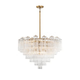 Crystorama Crystorama Addis 16 Light Aged Brass Chandelier