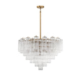 Crystorama Crystorama Addis 16 Light Aged Brass Chandelier