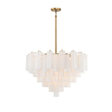 Crystorama Crystorama Addis 16 Light Aged Brass Chandelier