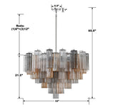 Crystorama Crystorama Addis 16 Light Polished Chrome Chandelier