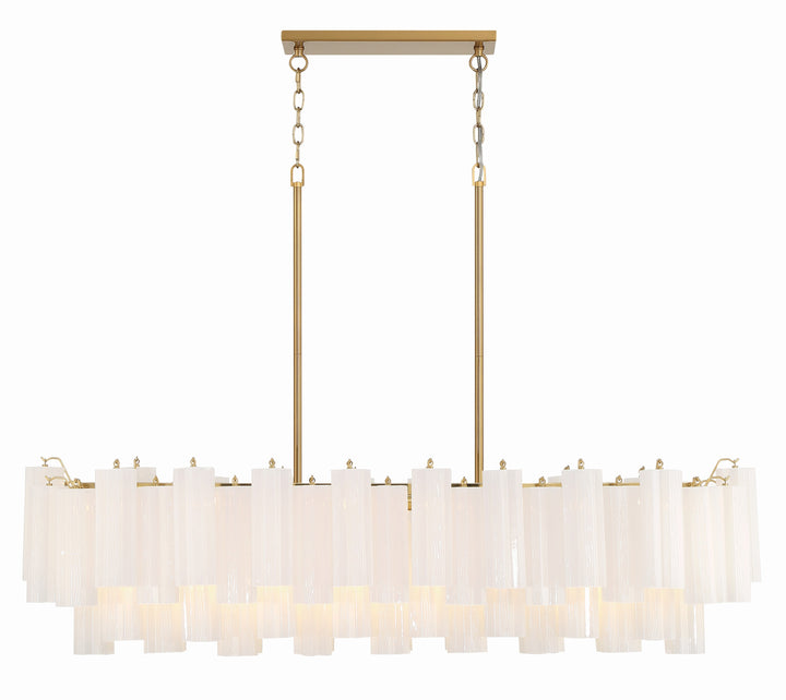 Crystorama Crystorama Addis 14 Light Aged Brass Chandelier