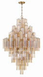 Crystorama Crystorama Addis 20 Light Aged Brass Chandelier