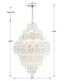 Crystorama Crystorama Addis 20 Light Polished Chrome Chandelier