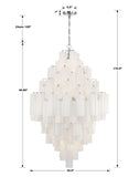 Crystorama Crystorama Addis 20 Light Polished Chrome Chandelier