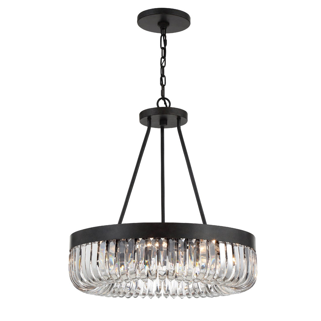Crystorama Crystorama Alister 8 Light Charcoal Bronze Chandelier