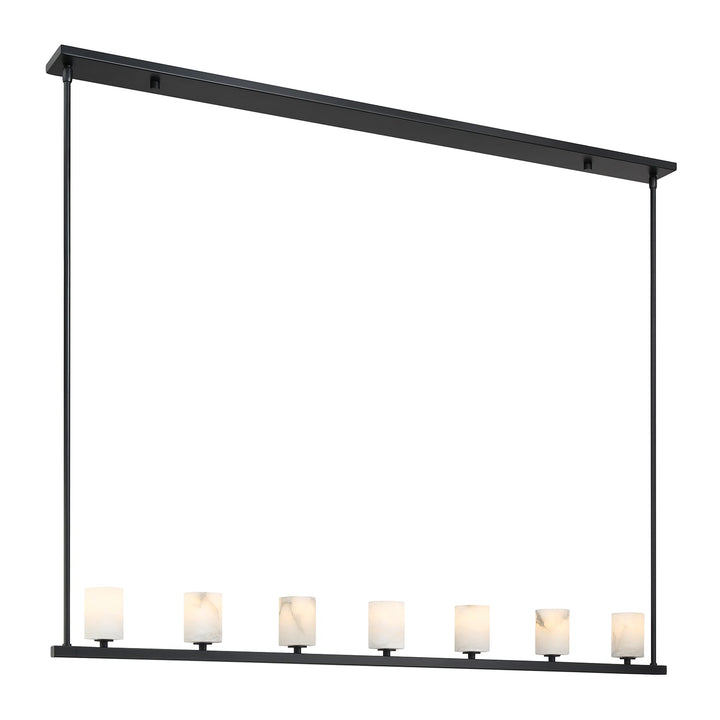 Crystorama Crystorama Aragon 7 Light Matte Black Chandelier