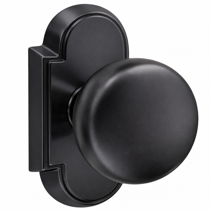 Magnifique® Arched Door Set with Brass Round Knobs (Several Finishes Available)