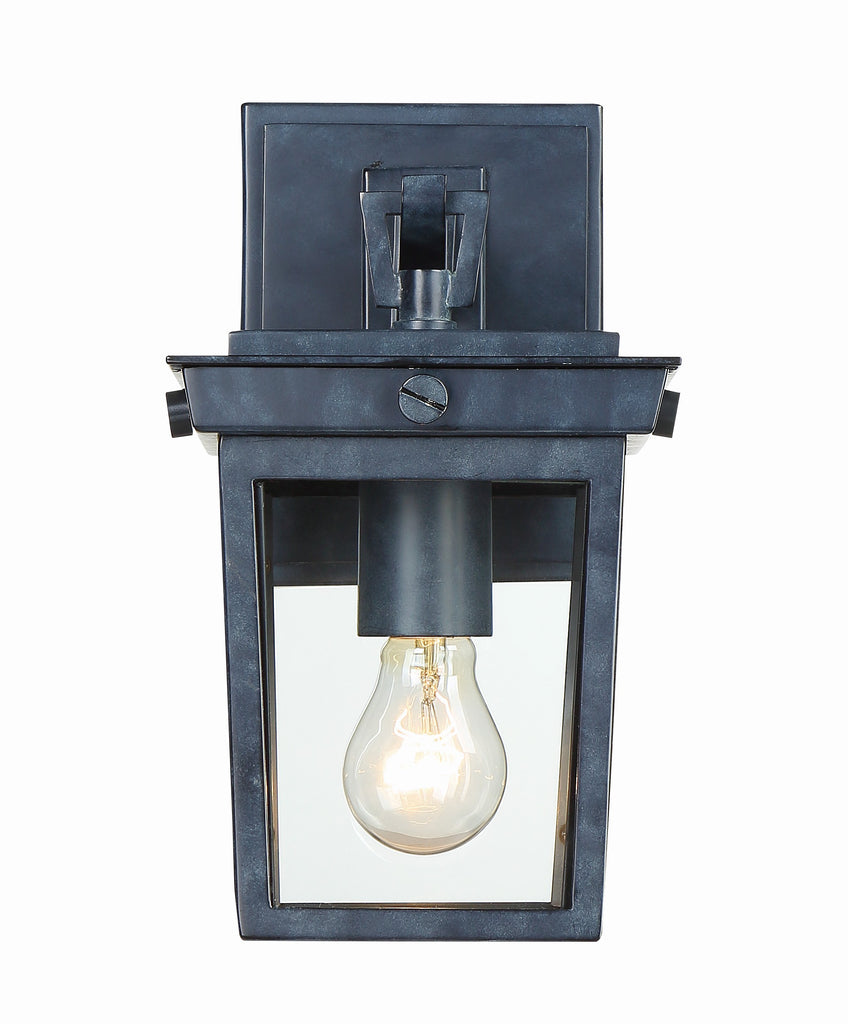 Belmont 1 Light Graphite Outdoor Sconce Crystorama