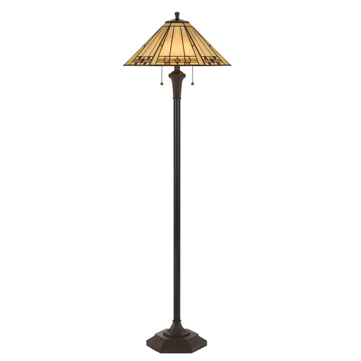 100W X 2 TIFFANY FLOOR LAMP Cal Lighting