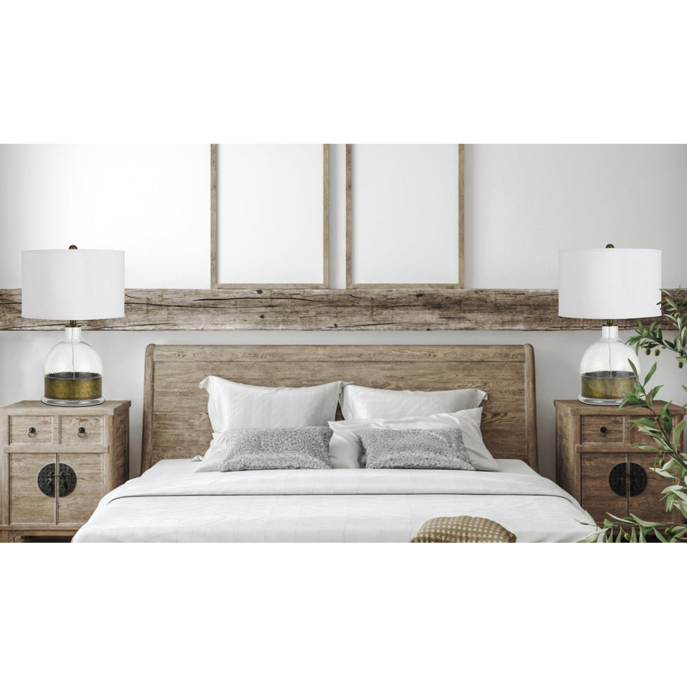 150W 3 WAY RAPALLO GLASS/METAL TABLE LAMP Cal Lighting