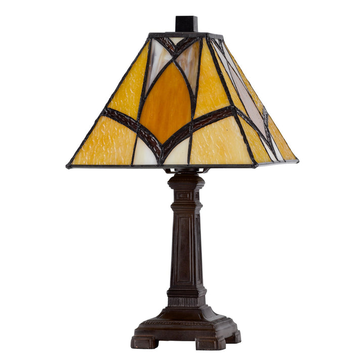 40W METAL/RESIN TIFFANY ACCENT LAMP WITH INLINE SWITCH Cal Lighting