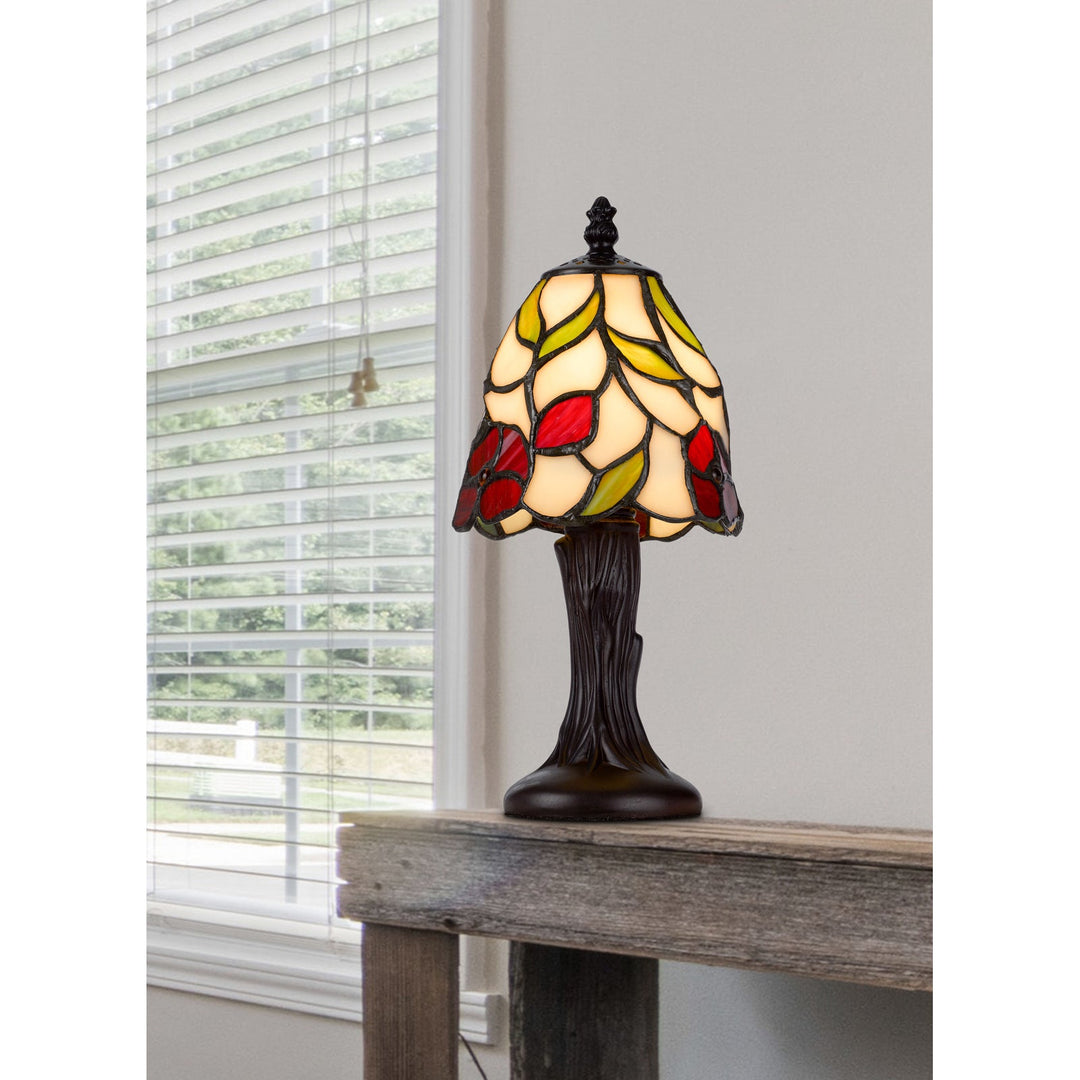 40W METAL/RESIN TIFFANY ACCENT LAMP WITH INLINE SWITCH Cal Lighting