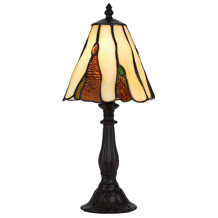 40W METAL/RESIN TIFFANY ACCENT LAMP WITH INLINE SWITCH Cal Lighting