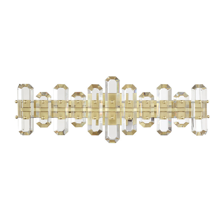Crystorama Crystorama Bolton 3 Light Aged Brass Bathroom Vanity