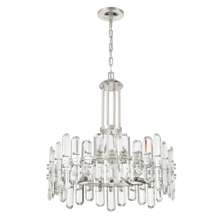 Crystorama Crystorama Bolton 8 Light Polished Nickel Chandelier