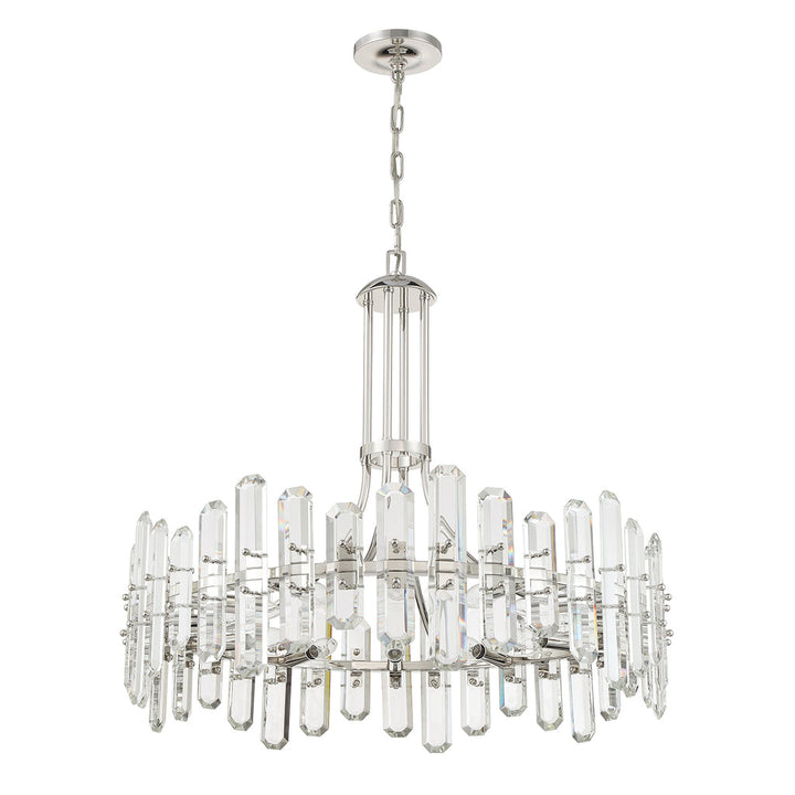Crystorama Crystorama Bolton 12 Light Polished Nickel Chandelier