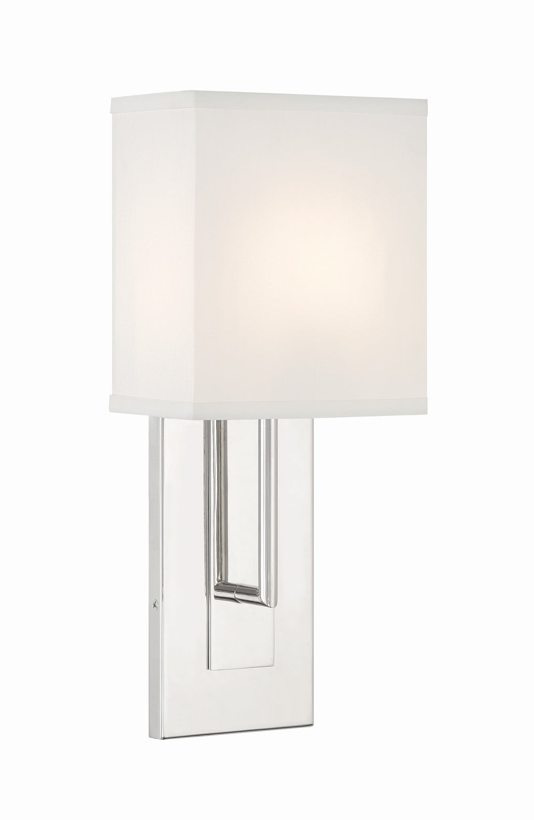 Crystorama Crystorama Brent 1 Light Polished Nickel Sconce