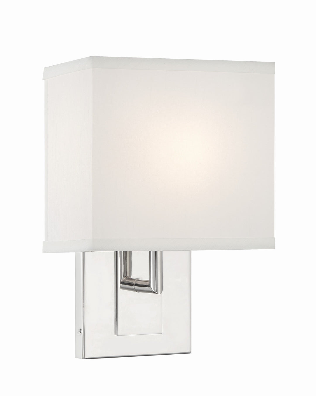 Crystorama Crystorama Brent 1 Light Polished Nickel Sconce