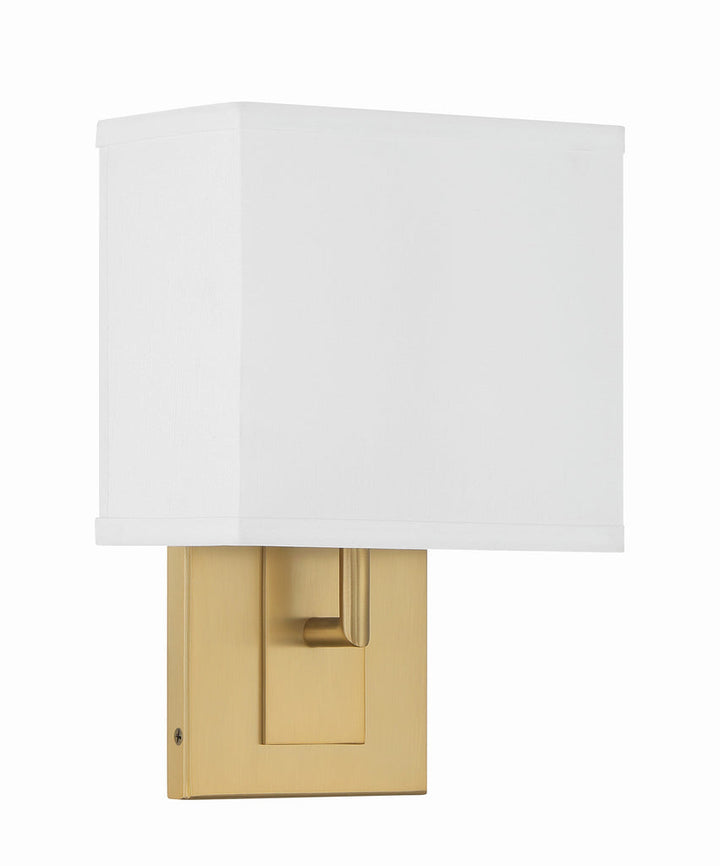 Crystorama Crystorama Brent 1 Light Vibrant Gold Sconce