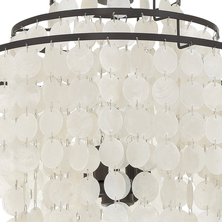 Crystorama Crystorama Brielle 4 Light Dark Bronze Chandelier
