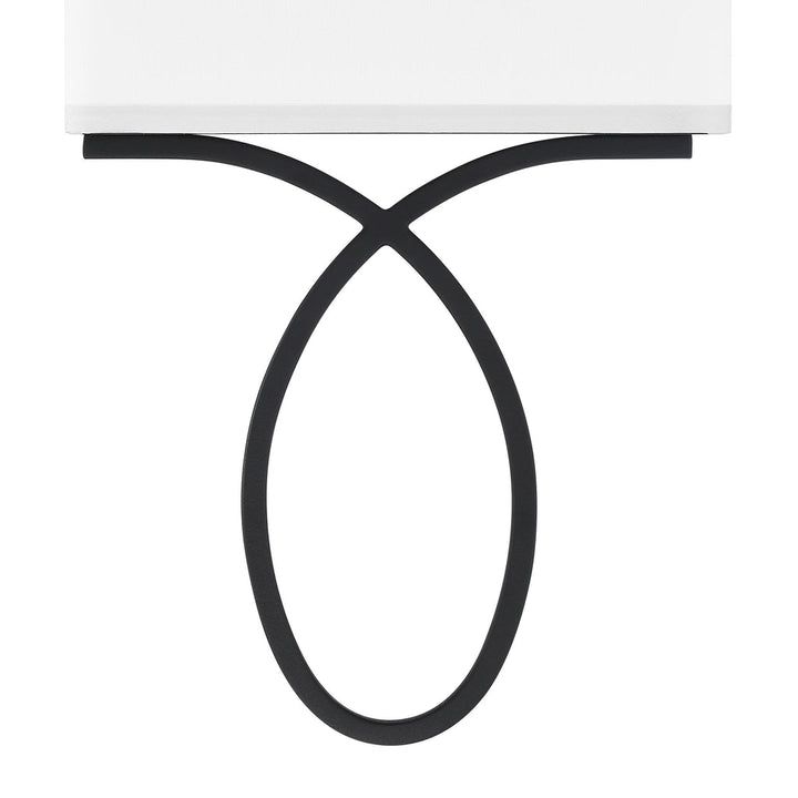 Crystorama Crystorama Brinkley 2 Light Black Forged Sconce