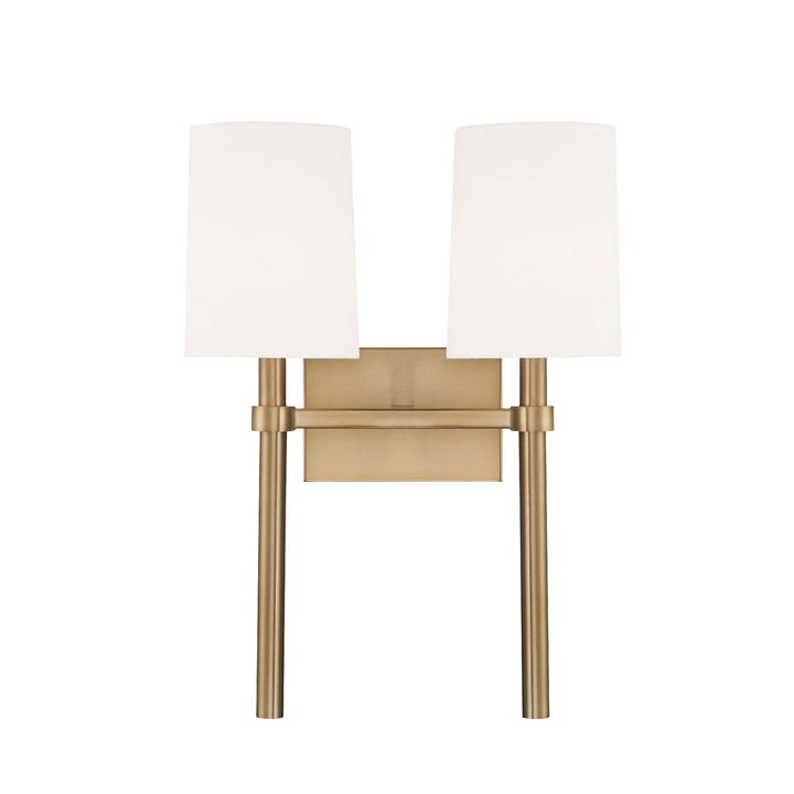 Crystorama Crystorama Bromley 2 Light Vibrant Gold Sconce