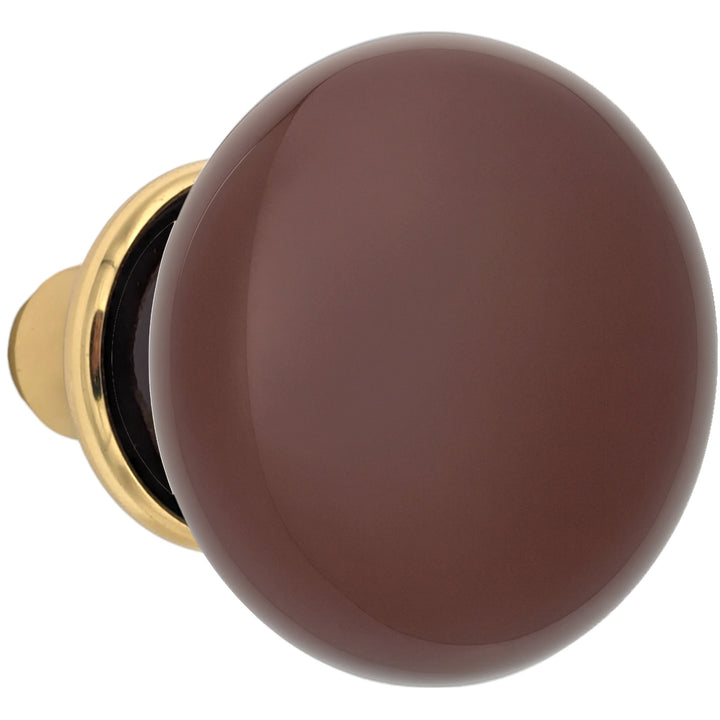 Brown Porcelain Spare Knob Set (Several Finishes Available)
