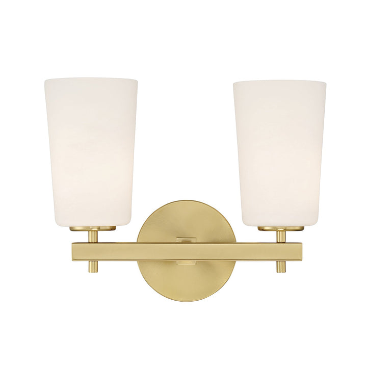 Crystorama Crystorama Colton 2 Light Aged Brass Bathroom Vanity