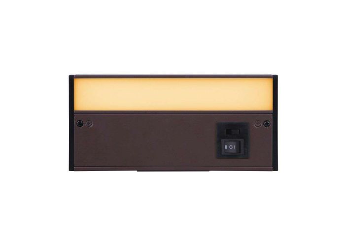 Antique Hardware 8" Under Cabinet LED Light Bar in Bronze (3-in-1 Adjustable Color Temperature) Under Cabinet Lighting