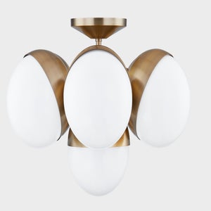 Cupertino Semi Flush Troy Lighting