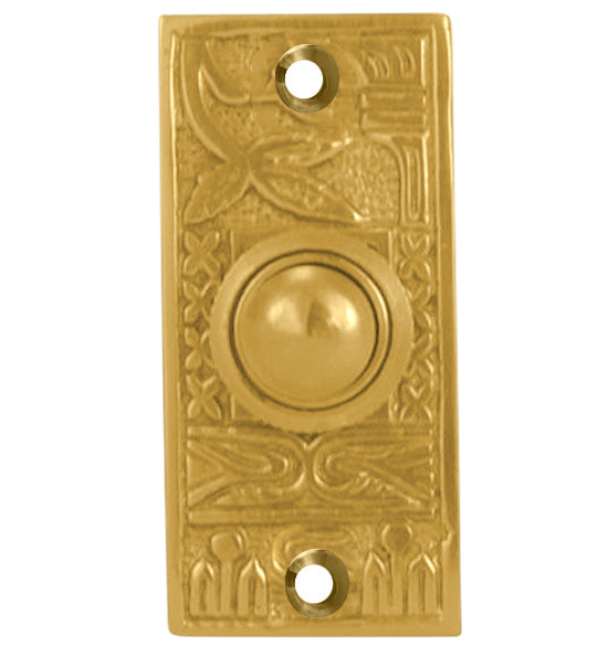 Solid Brass Broken Leaf Door Bell
