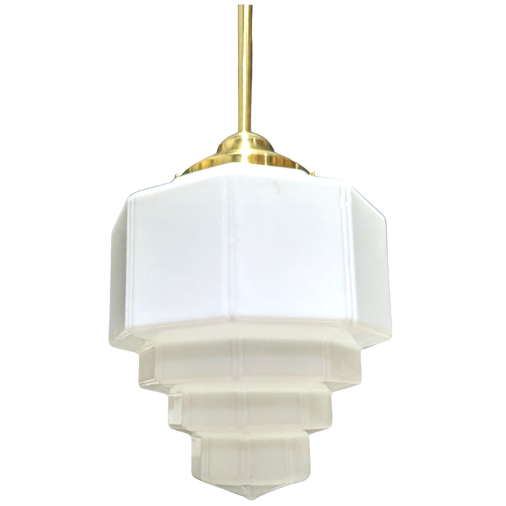 39 1/2 Inch Manhattan Skyscraper Grandeur Style Bar Light (Polished Brass Finish) COPPER MOUNTAIN HARDWARE